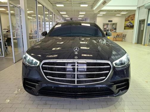 Blue 2024 Mercedes-Benz S-Class 4MATIC