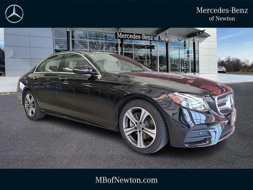 Black 2018 Mercedes-Benz E-Class 4MATIC