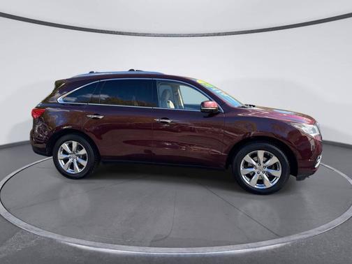 Maroon 2016 Acura MDX SH-AWD
