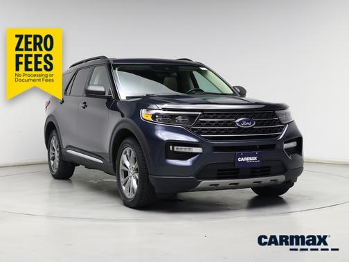 Blue 2023 Ford Explorer XLT