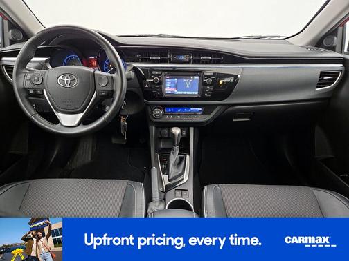 Red 2015 Toyota Corolla S Plus