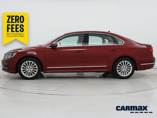 Red 2016 Volkswagen Passat SE