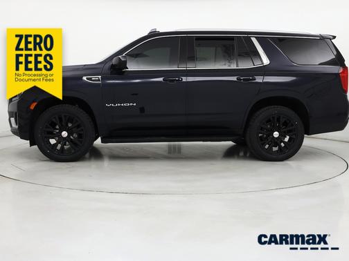 Blue 2023 GMC Yukon SLE