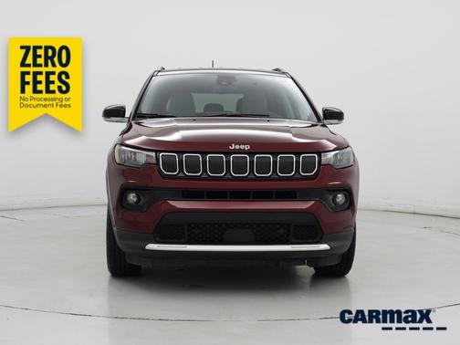 Burgundy 2022 Jeep Compass Limited
