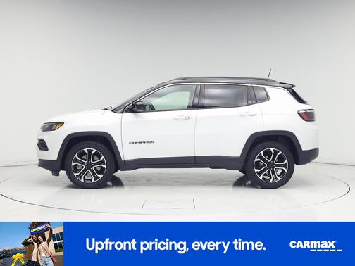 White 2023 Jeep Compass Limited