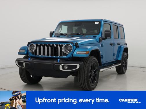 Blue 2024 Jeep Wrangler 4xe Sahara