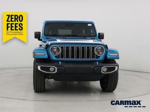 Blue 2024 Jeep Wrangler 4xe Sahara