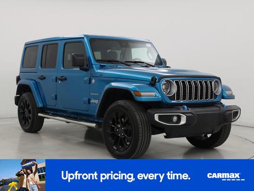 Blue 2024 Jeep Wrangler 4xe Sahara