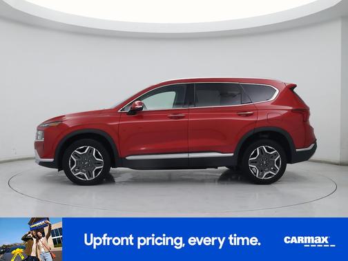 Red 2023 Hyundai SANTA FE HEV SEL Premium