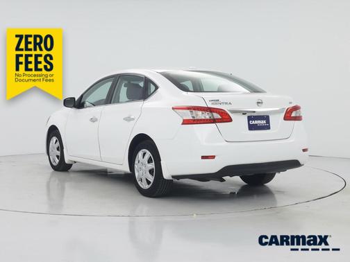 White 2015 Nissan Sentra SV