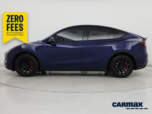 Blue 2023 Tesla Model Y Long Range
