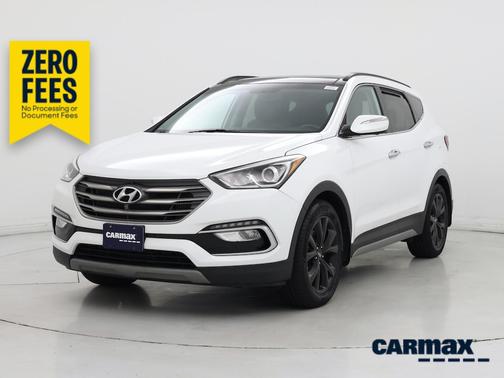 White 2018 Hyundai Santa Fe Sport Ultimate