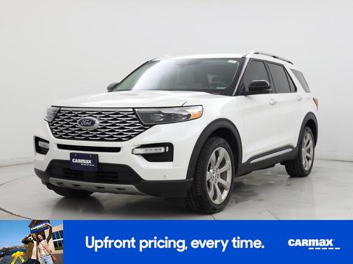 White 2020 Ford Explorer Platinum