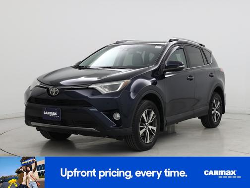 Blue 2017 Toyota RAV4 XLE