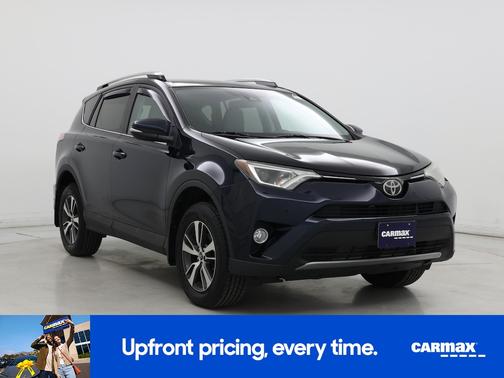 Blue 2017 Toyota RAV4 XLE