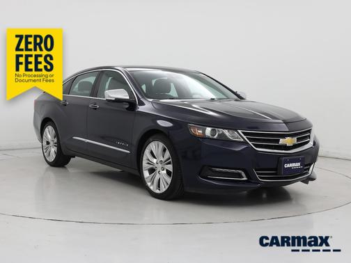 Blue 2015 Chevrolet Impala LTZ