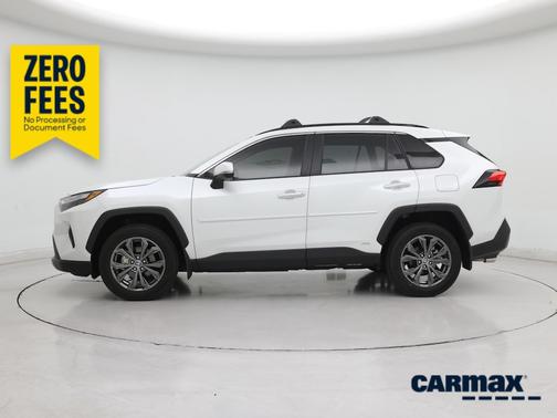 White 2025 Toyota RAV4 Hybrid Limited