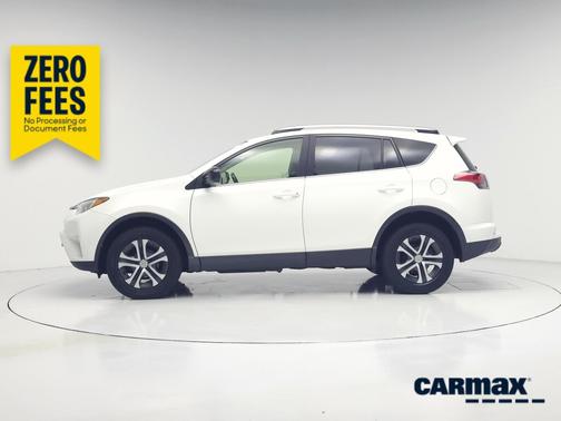 White 2018 Toyota RAV4 LE