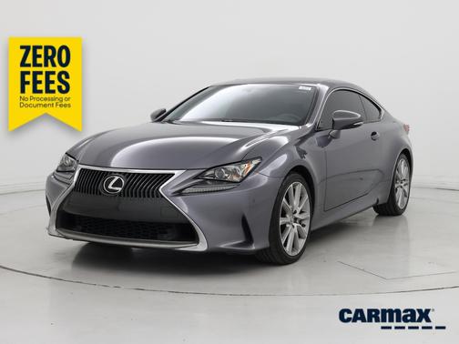 Gray 2015 Lexus RC 350