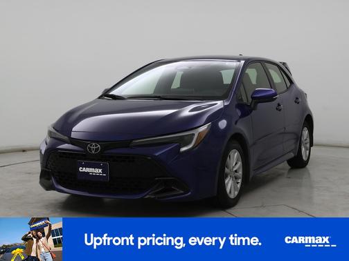 Blue 2025 Toyota Corolla Hatchback SE