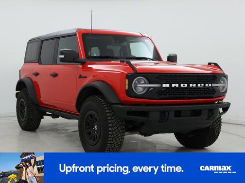 Red 2022 Ford Bronco Wildtrak