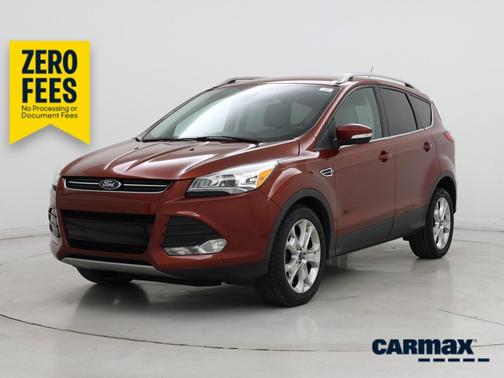 Red 2014 Ford Escape Titanium