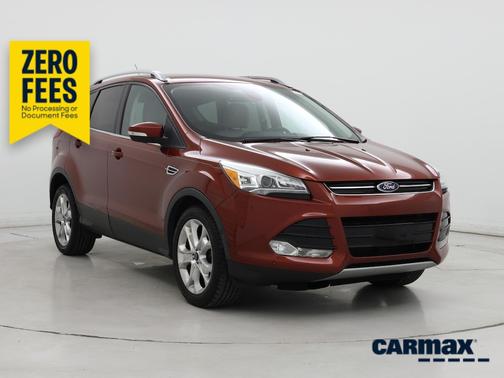 Red 2014 Ford Escape Titanium