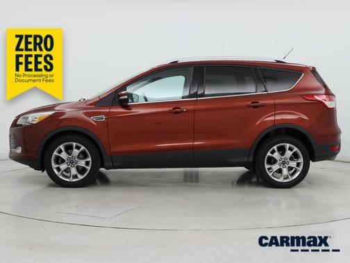 Red 2014 Ford Escape Titanium
