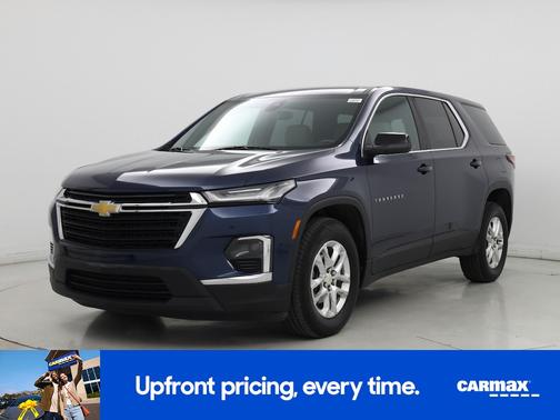 Blue 2023 Chevrolet Traverse LS
