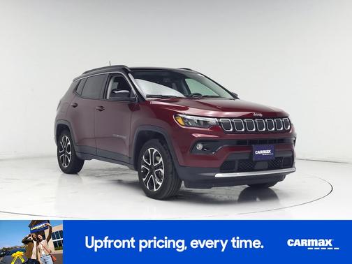 Red 2022 Jeep Compass Limited