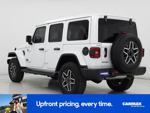 White 2025 Jeep Wrangler Sahara