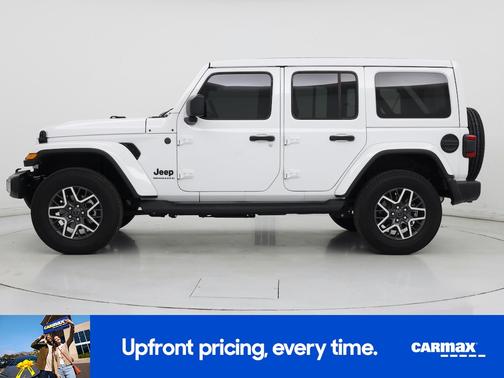 White 2025 Jeep Wrangler Sahara