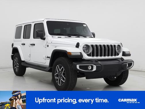 White 2025 Jeep Wrangler Sahara