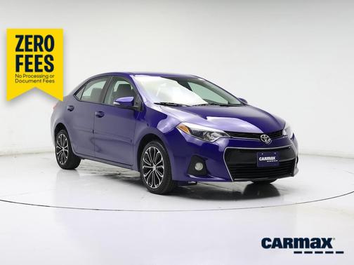 Blue 2015 Toyota Corolla S Plus