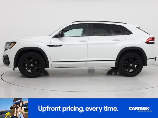 White 2023 Volkswagen Atlas Cross Sport SEL R-Line Black