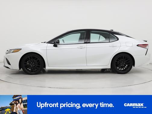 White 2019 Toyota Camry XSE