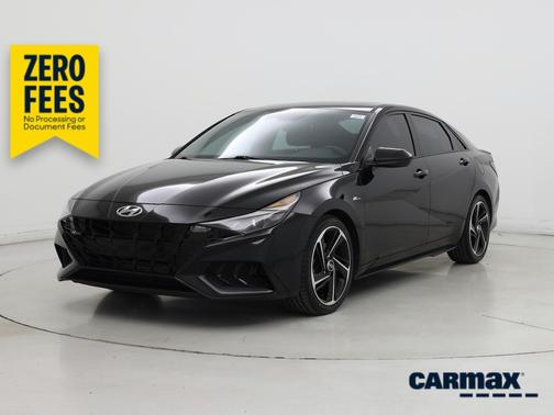 Black 2021 Hyundai ELANTRA N Line