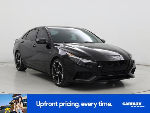 Black 2021 Hyundai ELANTRA N Line