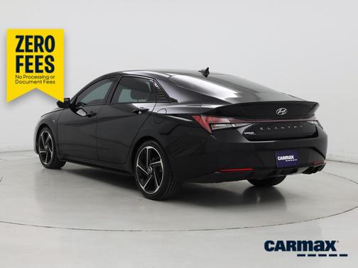 Black 2021 Hyundai ELANTRA N Line