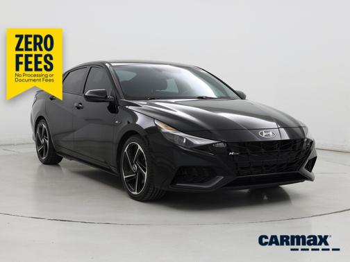 Black 2021 Hyundai ELANTRA N Line