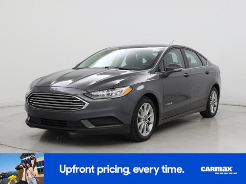 Gray 2017 Ford Fusion Hybrid SE
