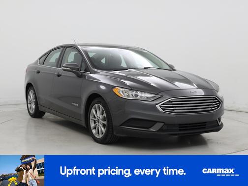Gray 2017 Ford Fusion Hybrid SE