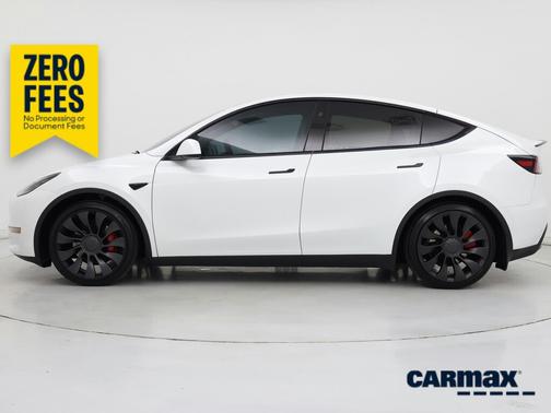 White 2025 Tesla Model Y Performance