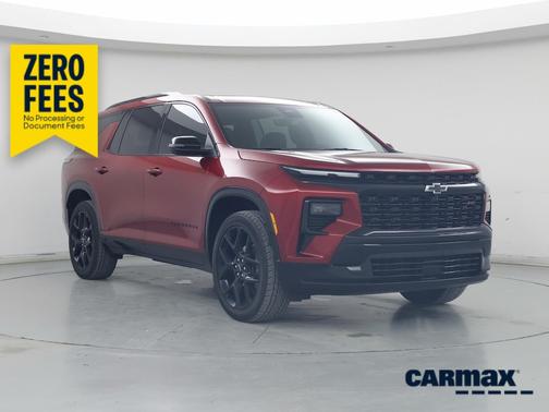 Red 2024 Chevrolet Traverse RS