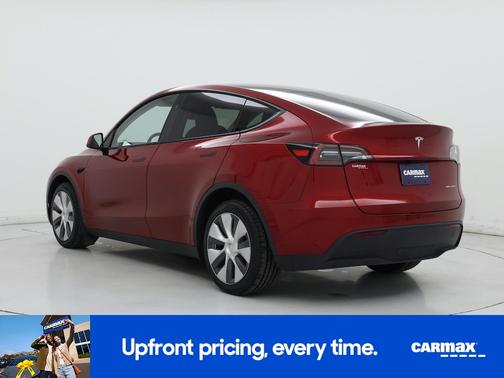 Red 2024 Tesla Model Y Long Range