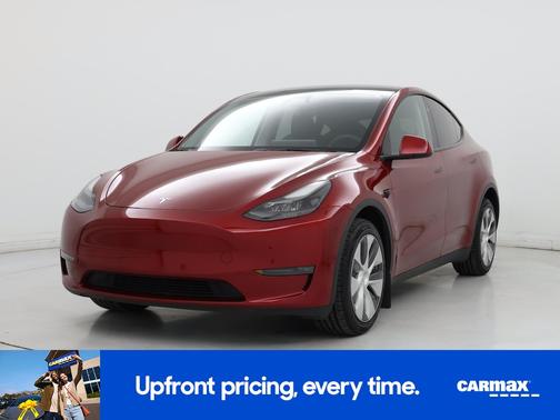 Red 2024 Tesla Model Y Long Range