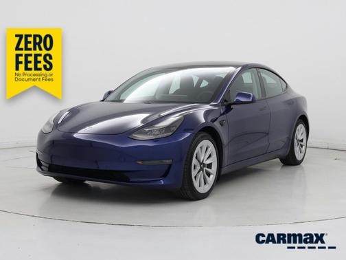 Blue 2021 Tesla Model 3 Long Range