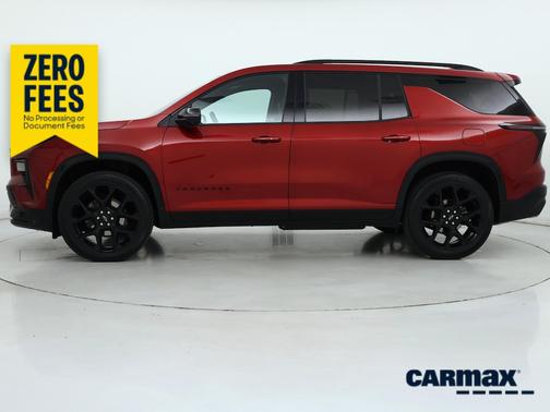 Red 2024 Chevrolet Traverse RS