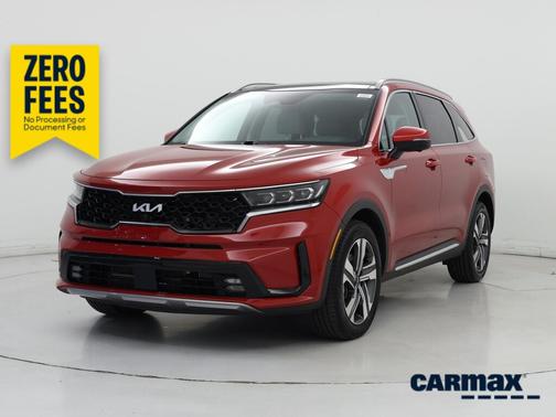 Red 2023 Kia Sorento Hybrid SX Prestige
