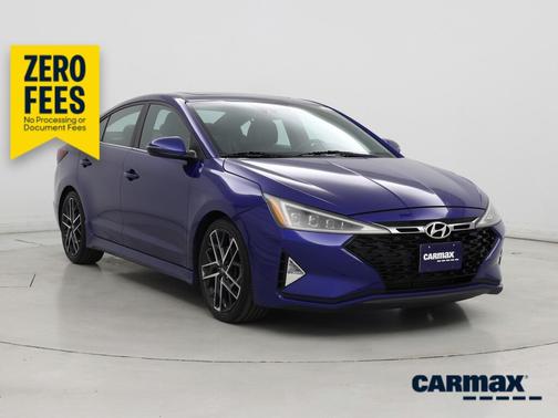 Blue 2020 Hyundai ELANTRA Sport
